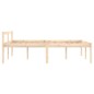 vidaXL Seniorenbett 120x190 cm Massivholz Kiefer vidaXL Seniorenbett 120x190 cm Massivholz Kiefer