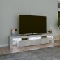 vidaXL TV-Schrank mit LED-Leuchten Betongrau 200x36,5x40 cm vidaXL TV-Schrank mit LED-Leuchten Betongrau 200x36,5x40 cm