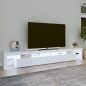 vidaXL TV-Schrank mit LED-Leuchten Weiß 260x36,5x40 cm vidaXL TV-Schrank mit LED-Leuchten Weiß 260x36,5x40 cm