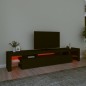 vidaXL TV-Schrank mit LED-Leuchten Schwarz 215x36,5x40 cm vidaXL TV-Schrank mit LED-Leuchten Schwarz 215x36,5x40 cm