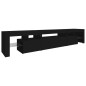 vidaXL TV-Schrank mit LED-Leuchten Schwarz 215x36,5x40 cm vidaXL TV-Schrank mit LED-Leuchten Schwarz 215x36,5x40 cm