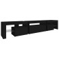 vidaXL TV-Schrank mit LED-Leuchten Schwarz 215x36,5x40 cm vidaXL TV-Schrank mit LED-Leuchten Schwarz 215x36,5x40 cm