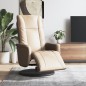 vidaXL Relaxsessel mit Fußteil Cappuccino-Braun Kunstleder vidaXL Relaxsessel mit Fußteil Cappuccino-Braun Kunstleder