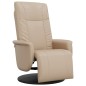 vidaXL Relaxsessel mit Fußteil Cappuccino-Braun Kunstleder vidaXL Relaxsessel mit Fußteil Cappuccino-Braun Kunstleder