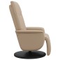 vidaXL Relaxsessel mit Fußteil Cappuccino-Braun Kunstleder vidaXL Relaxsessel mit Fußteil Cappuccino-Braun Kunstleder