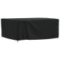 vidaXL Gartenmöbel-Abdeckung Schwarz 242x182x100 cm 420D Oxford vidaXL Gartenmöbel-Abdeckung Schwarz 242x182x100 cm 420D Oxford
