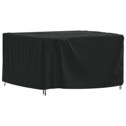 vidaXL Gartenmöbel-Abdeckung Schwarz 125x125x74 cm 420D Oxford