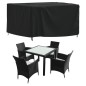 vidaXL Gartenmöbel-Abdeckung Schwarz 125x125x74 cm 420D Oxford vidaXL Gartenmöbel-Abdeckung Schwarz 125x125x74 cm 420D Oxford