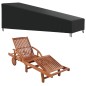 vidaXL Sonnenliegen-Abdeckung Schwarz 203x81x25/63 cm 420D Oxford vidaXL Sonnenliegen-Abdeckung Schwarz 203x81x25/63 cm 420D Oxford