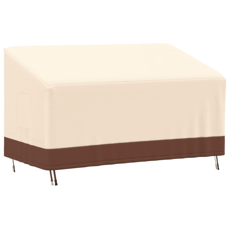 vidaXL Abdeckung für 3-Sitzer-Bank Beige 159x84x56/81 cm 600D Oxford vidaXL Abdeckung für 3-Sitzer-Bank Beige 159x84x56/81 cm 600D Oxford