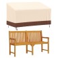 vidaXL Abdeckung für 3-Sitzer-Bank Beige 159x84x56/81 cm 600D Oxford vidaXL Abdeckung für 3-Sitzer-Bank Beige 159x84x56/81 cm 600D Oxford