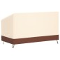 vidaXL Abdeckung für 3-Sitzer-Bank Beige 159x84x56/81 cm 600D Oxford vidaXL Abdeckung für 3-Sitzer-Bank Beige 159x84x56/81 cm 600D Oxford