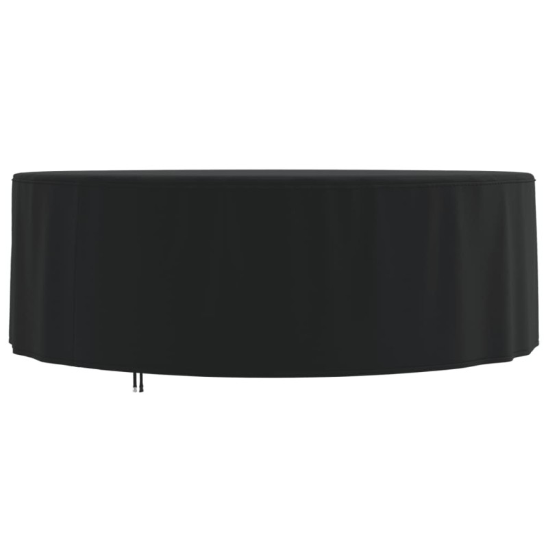 vidaXL Gartenmöbel-Abdeckung Rund Schwarz Ø 244x71 cm 420D Oxford vidaXL Gartenmöbel-Abdeckung Rund Schwarz Ø 244x71 cm 420D Oxford