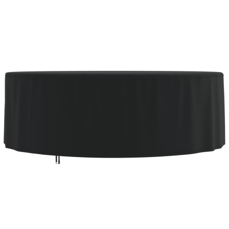 vidaXL Gartenmöbel-Abdeckung Rund Schwarz Ø 244x71 cm 420D Oxford
