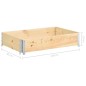 Hochbeet 50x100 cm Kiefer Massivholz Hochbeet 50x100 cm Kiefer Massivholz