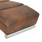 vidaXL Massage Chaiselongue Braun Wildleder-Optik vidaXL Massage Chaiselongue Braun Wildleder-Optik