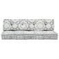 vidaXL Palettensofa-Auflage Hellgrau Stoff Patchwork vidaXL Palettensofa-Auflage Hellgrau Stoff Patchwork