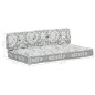 vidaXL Palettensofa-Auflage Hellgrau Stoff Patchwork vidaXL Palettensofa-Auflage Hellgrau Stoff Patchwork
