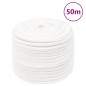vidaXL Bootsseil Weiß 12 mm 50 m Polypropylen vidaXL Bootsseil Weiß 12 mm 50 m Polypropylen