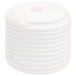 vidaXL Bootsseil Weiß 16 mm 50 m Polypropylen vidaXL Bootsseil Weiß 16 mm 50 m Polypropylen