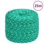 vidaXL Bootsseil Grün 8 mm 25 m Polypropylen vidaXL Bootsseil Grün 8 mm 25 m Polypropylen