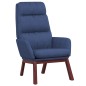 vidaXL Relaxsessel Blau Stoff vidaXL Relaxsessel Blau Stoff