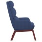 vidaXL Relaxsessel Blau Stoff vidaXL Relaxsessel Blau Stoff