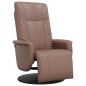 vidaXL Relaxsessel mit Fußteil Braun Kunstleder vidaXL Relaxsessel mit Fußteil Braun Kunstleder