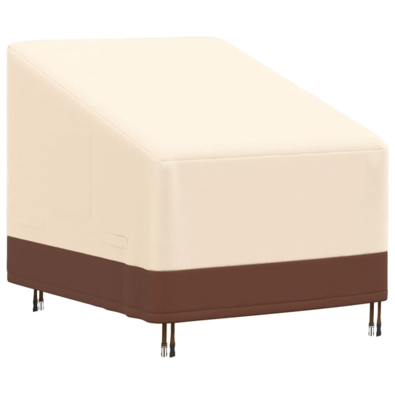 vidaXL Gartensessel-Abdeckung Beige 79x97x48/74 cm 600D Oxford vidaXL Gartensessel-Abdeckung Beige 79x97x48/74 cm 600D Oxford