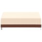 vidaXL Abdeckung für 3-Sitzer-Bank Beige 204x86x48/73 cm 600D Oxford vidaXL Abdeckung für 3-Sitzer-Bank Beige 204x86x48/73 cm 600D Oxford