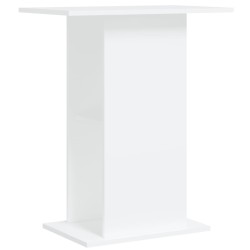 vidaXL Aquariumständer Weiß 60,5x36x72,5 cm Holzwerkstoff