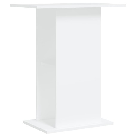vidaXL Aquariumständer Weiß 60,5x36x72,5 cm Holzwerkstoff