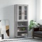 Highboard Grau Sonoma 69,5x34x180 cm Holzwerkstoff Highboard Grau Sonoma 69,5x34x180 cm Holzwerkstoff