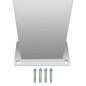 vidaXL Gartendusche Edelstahl Quadratisch vidaXL Gartendusche Edelstahl Quadratisch