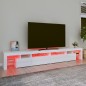 vidaXL TV-Schrank mit LED-Leuchten Hochglanz-Weiß 260x36,5x40 cm vidaXL TV-Schrank mit LED-Leuchten Hochglanz-Weiß 260x36,5x40 cm