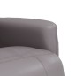 vidaXL Relaxsessel mit Fußteil Grau Kunstleder vidaXL Relaxsessel mit Fußteil Grau Kunstleder