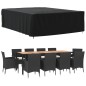 vidaXL Gartenmöbel-Abdeckung Schwarz 350x260x90 cm 420D Oxford vidaXL Gartenmöbel-Abdeckung Schwarz 350x260x90 cm 420D Oxford