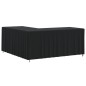 vidaXL Gartensofa-Abdeckung L-Form Schwarz 215x215x86 cm 420D Oxford vidaXL Gartensofa-Abdeckung L-Form Schwarz 215x215x86 cm 420D Oxford