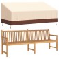 vidaXL Abdeckung für 3-Sitzer-Bank Beige 198x97x48/74 cm 600D Oxford vidaXL Abdeckung für 3-Sitzer-Bank Beige 198x97x48/74 cm 600D Oxford