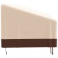 vidaXL Abdeckung für 3-Sitzer-Bank Beige 198x97x48/74 cm 600D Oxford vidaXL Abdeckung für 3-Sitzer-Bank Beige 198x97x48/74 cm 600D Oxford