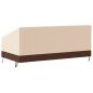 vidaXL Abdeckung für 3-Sitzer-Bank Beige 198x97x48/74 cm 600D Oxford vidaXL Abdeckung für 3-Sitzer-Bank Beige 198x97x48/74 cm 600D Oxford
