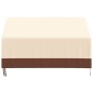 vidaXL Abdeckung für 2-Sitzer-Bank Beige 137x97x48/74 cm 600D Oxford vidaXL Abdeckung für 2-Sitzer-Bank Beige 137x97x48/74 cm 600D Oxford