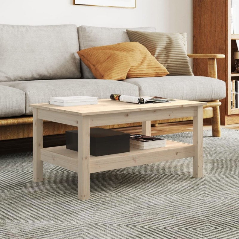 vidaXL Couchtisch 80x50x40 cm Massivholz Kiefer vidaXL Couchtisch 80x50x40 cm Massivholz Kiefer