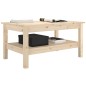 vidaXL Couchtisch 80x50x40 cm Massivholz Kiefer vidaXL Couchtisch 80x50x40 cm Massivholz Kiefer