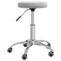 vidaXL Massagehocker Samt Hellgrau vidaXL Massagehocker Samt Hellgrau