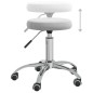 vidaXL Massagehocker Samt Hellgrau vidaXL Massagehocker Samt Hellgrau