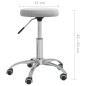 vidaXL Massagehocker Samt Hellgrau vidaXL Massagehocker Samt Hellgrau