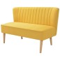 vidaXL Sofa Stoff 117x55,5x77 Gelb vidaXL Sofa Stoff 117x55,5x77 Gelb