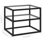 vidaXL Konsolentisch Transparent 50x40x40 cm Hartglas vidaXL Konsolentisch Transparent 50x40x40 cm Hartglas