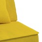 vidaXL Schlafsofa in L-Form Gelb 255x140x70 cm Samt vidaXL Schlafsofa in L-Form Gelb 255x140x70 cm Samt
